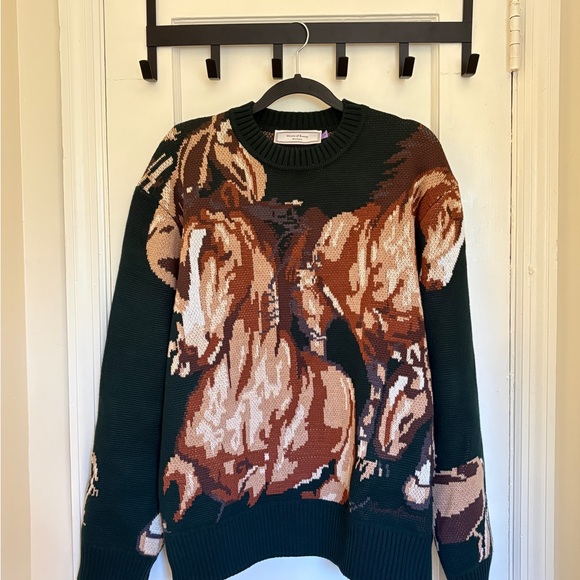 House of Sunny Sweaters - House of Sunny Green and Brown Sweater